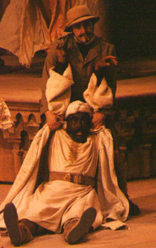 As Taddeo at the Vienna State Opera with Ferruccio Furlanetto as Mustafà.