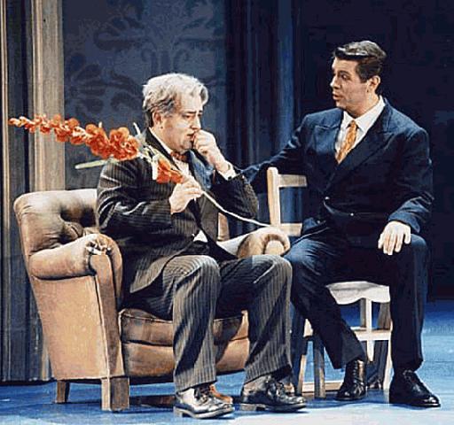 As Don Pasquale with Peter Bording as Malatesta in Essen.