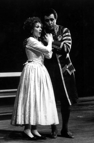 As Figaro at the Vienna Volksoper with Edith Lienbacher as Susanna.