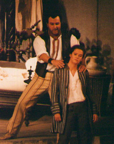 As Figaro at the Vienna State Opera with Angelika Kirchschlager as Cerubino.