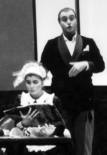 As Uberto in 'La Serva padrona' in Adria.