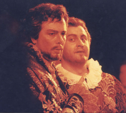 As Leporello at the Vienna State Opera with Ferruccio Furlanetto as Don Giovanni.