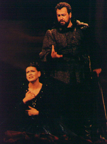 As Enrico in Marseille with his wife Kathleen Cassello as Lucia di Lammermoor.