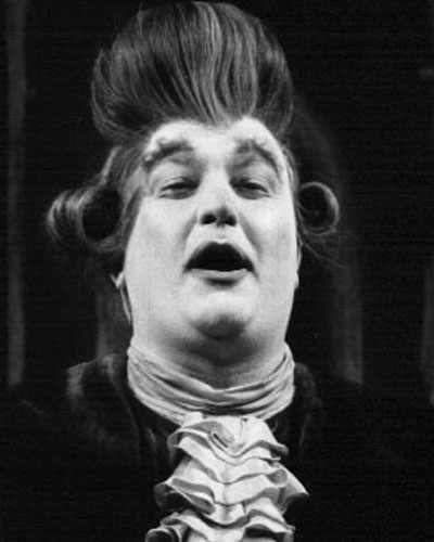 As Don Magnifico in a production of Cenerentola by Achim Freyer at the Vienna Volksoper.